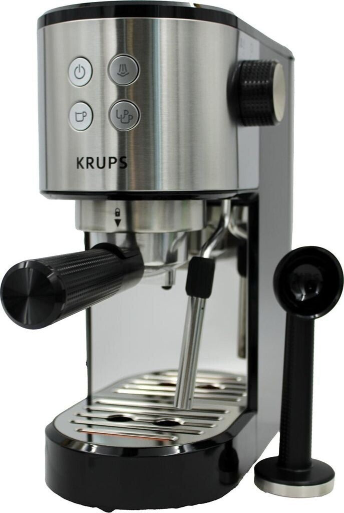 Krups Virtuoso Essential Espresso-Siebträgermaschine 15 bar Edelstahl XP441810