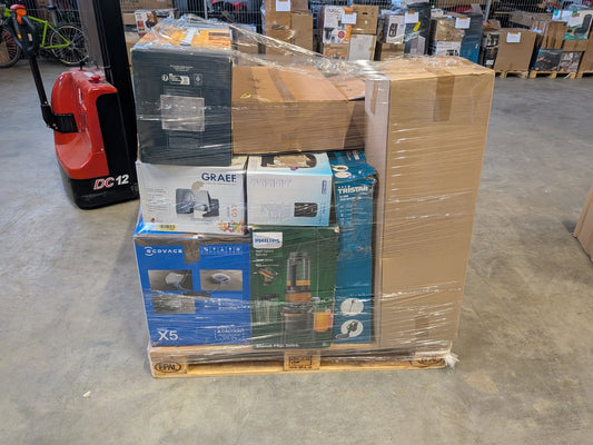 Amazon Retouren Palette Küchen- und Haushaltsgeräte Elektrogeräte 3739€ UVP