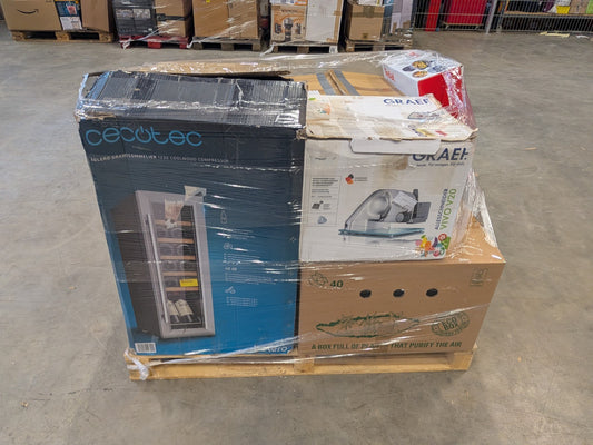 Amazon Retouren Palette Küchen- und Haushaltsgeräte Elektrogeräte 3382€ UVP