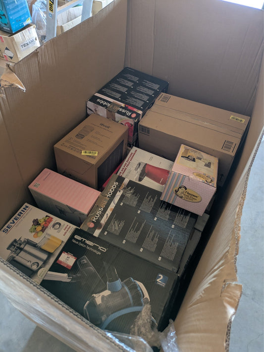 Amazon Retouren Palette Küchenkleingeräte und Haushalt UVP 3.510 € Top Marken