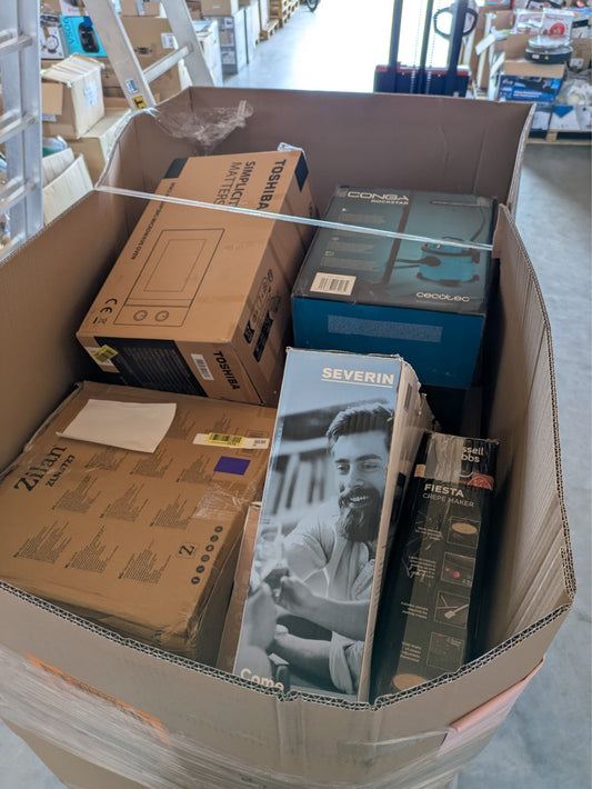 Amazon Retouren Palette Küchengeräte & Bodenpflege UVP 2.000€ Top Marken