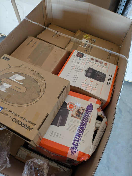 Amazon Retouren Palette Bodenpflege & Küchenkleingeräte UVP 3.400€ Top Marken