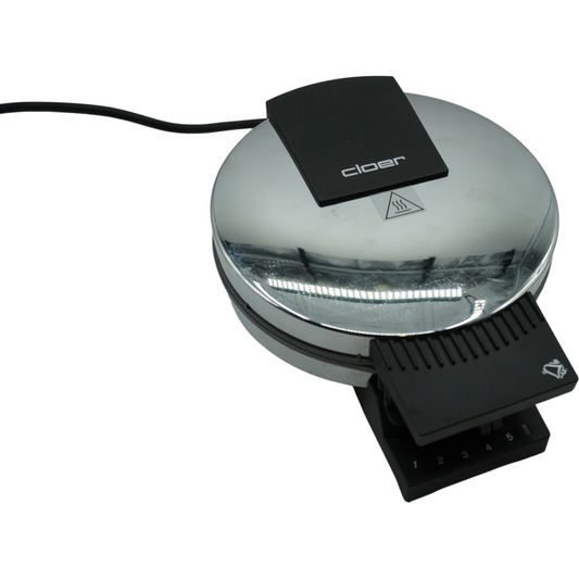 Cloer 185 Waffeleisen 930 W Chrom Waffelautomat