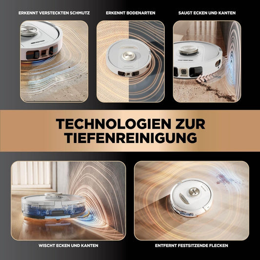 Shark PowerDetect 2-in-1-Saug- & Wischroboter, NeverTouch Pro AV2810ZEEUWH