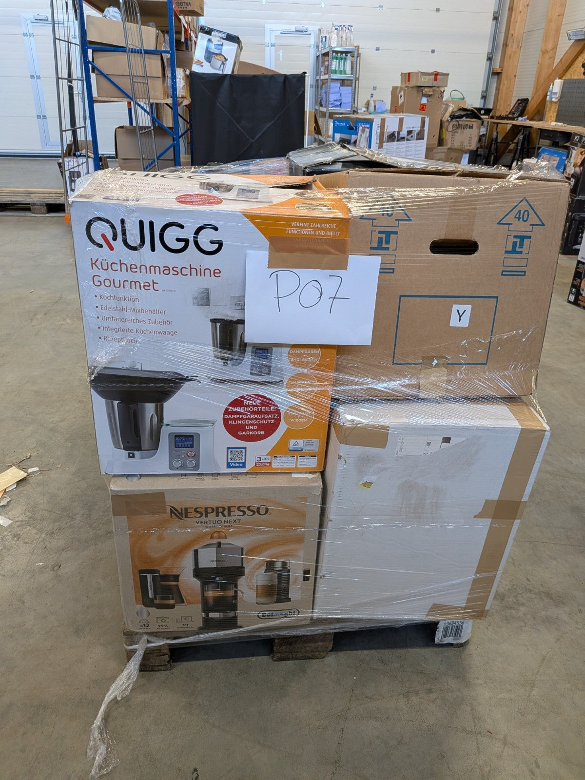 Amazon Retouren Palette Haushalts & Küchengeräte – UVP ca. 3.830 € – Top-Marken