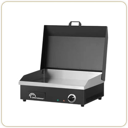 LITTLE BALANCE 8668 Snack Plus Black Edition, elektrische Grillplatte 2900 W