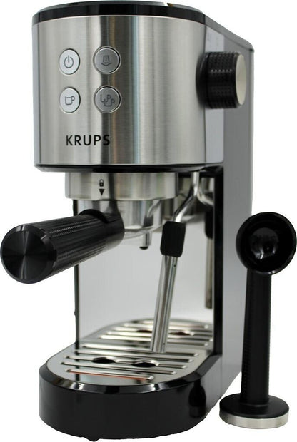Krups Virtuoso Essential Espresso-Siebträgermaschine 15 bar Edelstahl XP441810