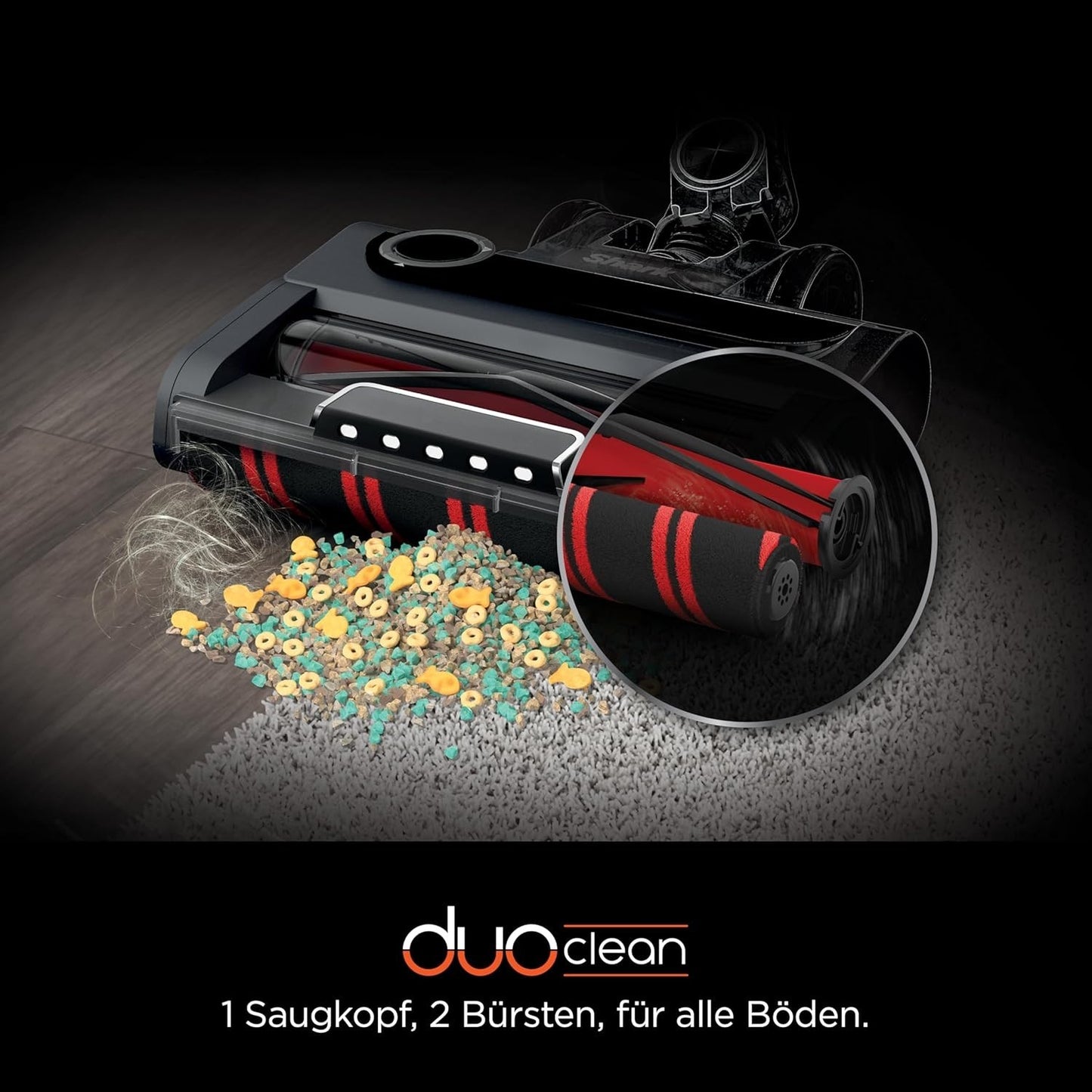Shark Stratos Akku-Staubsauger bis 60 Min Laufzeit IZ400EUTBK +EXTRA AKKU