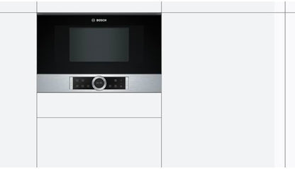 Bosch BFL634GS1 Serie 8 Einbau-Mikrowelle, 38 x 60 cm, 900 W