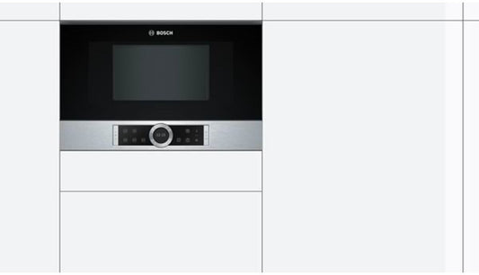 Bosch BFL634GS1 Serie 8 Einbau-Mikrowelle, 38 x 60 cm, 900 W
