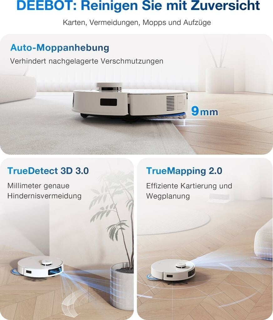 ECOVACS Deebot T30 PRO OMNI Saug- & Wischroboter App-Steuerung