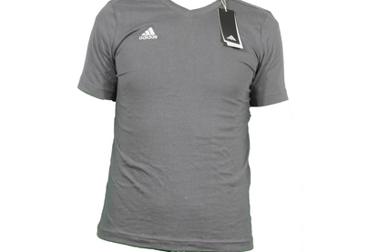 ?? adidas HC0444 ENT22 Tee Y | Unisex T-Shirt | Grau Team Vier | Größe 13/14