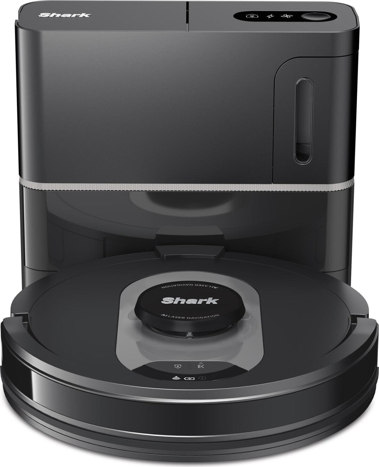 Shark AI360 Self-Empty Saugroboter - Schwarz/Grau (RV2500SEU)