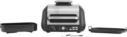 Ninja AG651EU MAX Pro Grill & Heißluft-Fritteuse Grill - Grau/Schwarz