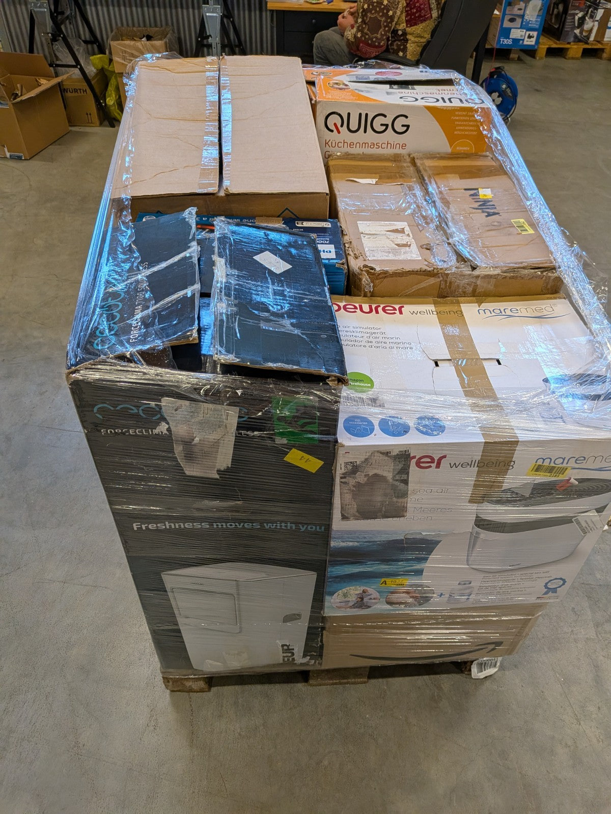 Amazon Retouren Palette Haushalts & Küchengeräte – UVP ca. 3.830 € – Top-Marken