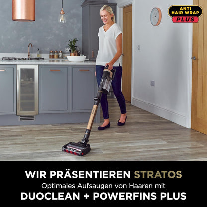 Shark Stratos Akku-Staubsauger bis 60 Min Laufzeit IZ400EUTBK +EXTRA AKKU