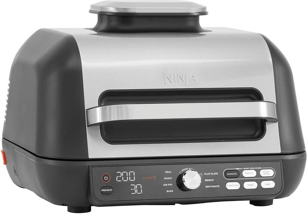 Ninja AG651EU MAX Pro Grill & Heißluft-Fritteuse Grill - Grau/Schwarz
