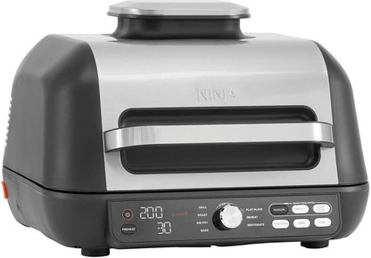 Ninja AG651EU MAX Pro Grill & Heißluft-Fritteuse Grill - Grau/Schwarz