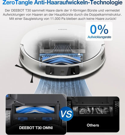 ECOVACS Deebot T30 PRO OMNI Saug- & Wischroboter App-Steuerung