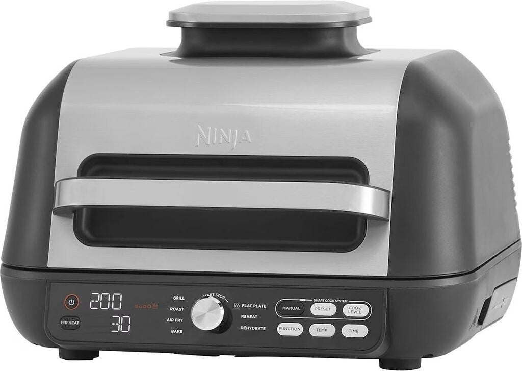 Ninja AG651EU MAX Pro Grill & Heißluft-Fritteuse Grill - Grau/Schwarz