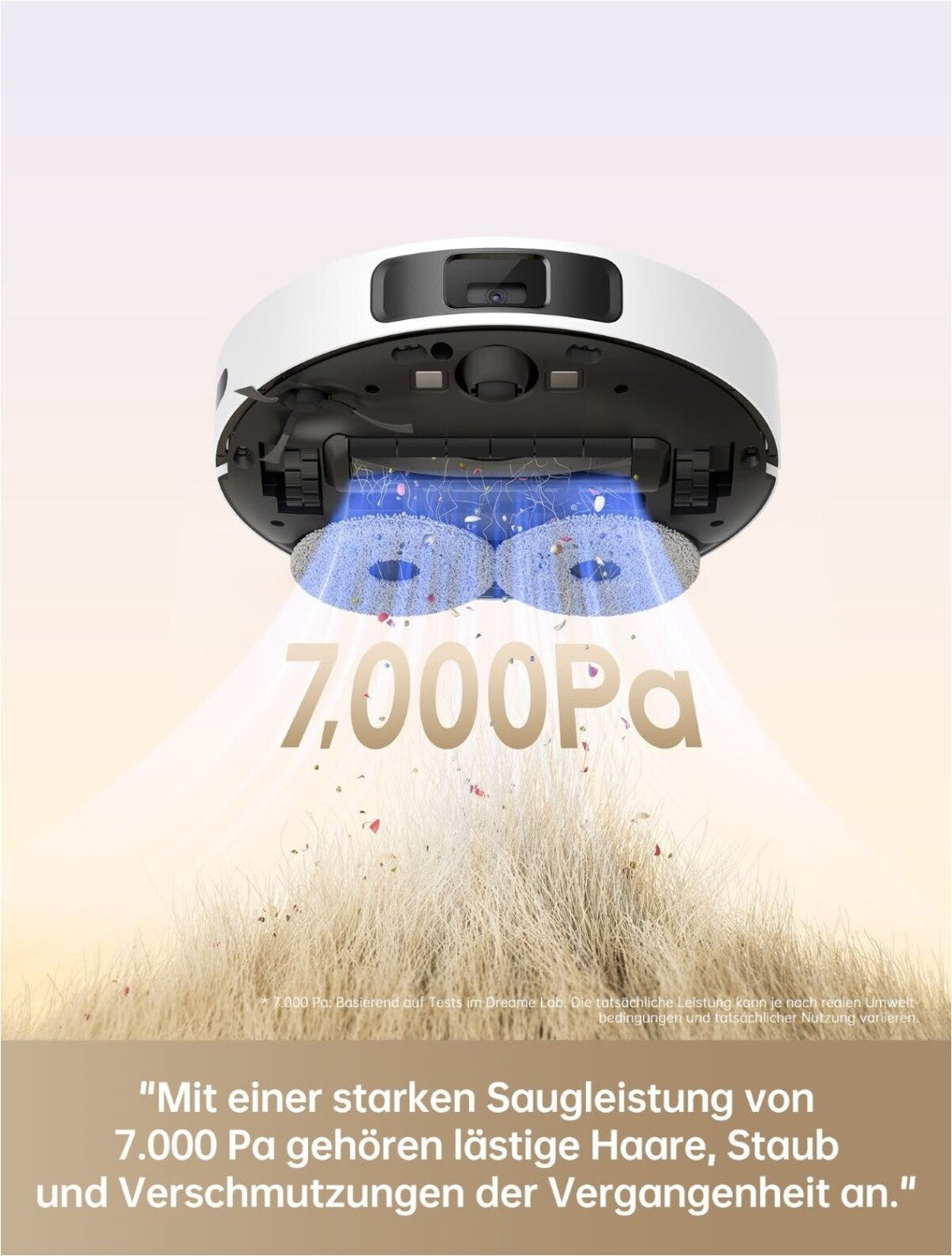dreame L10s Pro Gen 2 Saug- und Wischroboter, 7.000 Pa Saugkraft, DuoScrub™