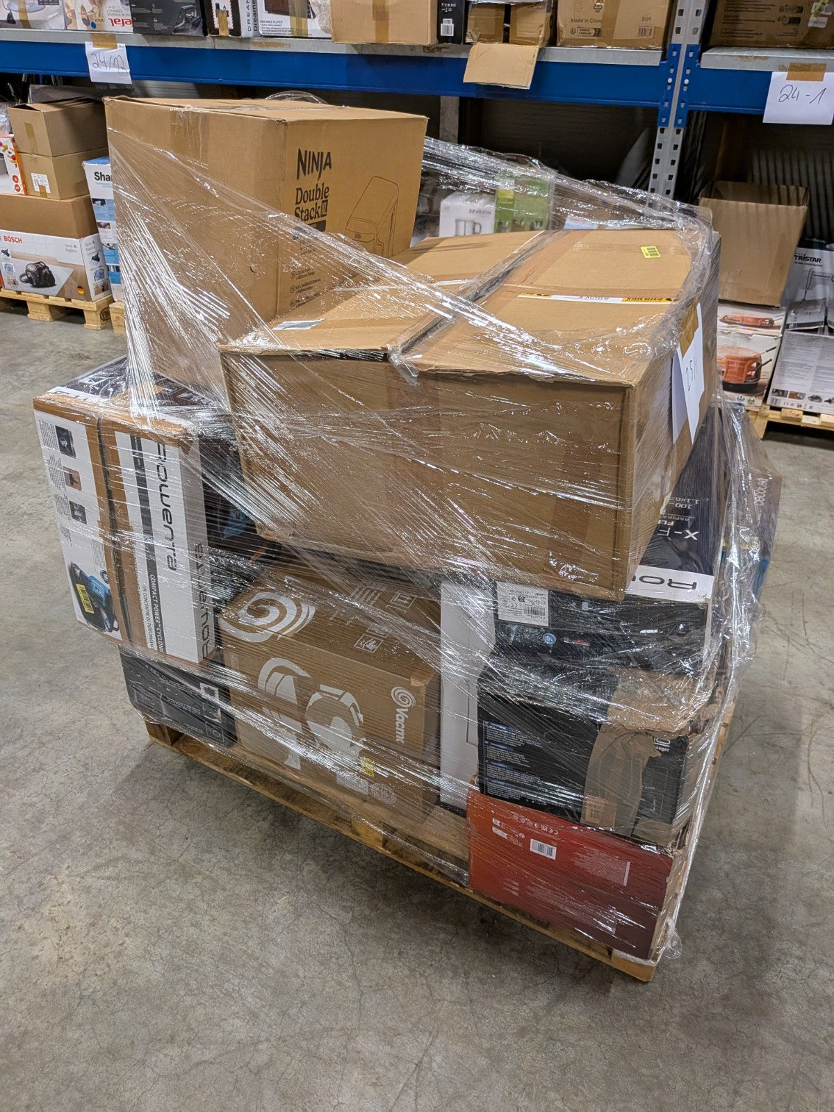 Amazon Retouren Palette Küchen- und Haushaltsgeräte Elektrogeräte 3810€ UVP