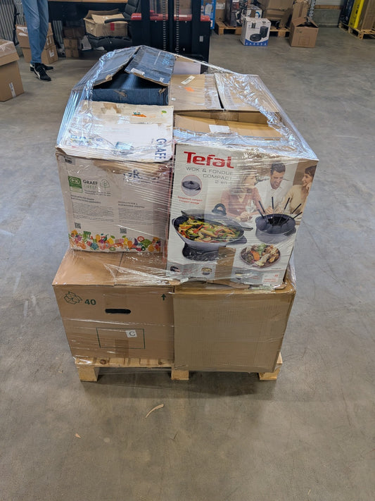 Amazon Retouren Palette Küchen- und Haushaltsgeräte Elektrogeräte 3382€ UVP