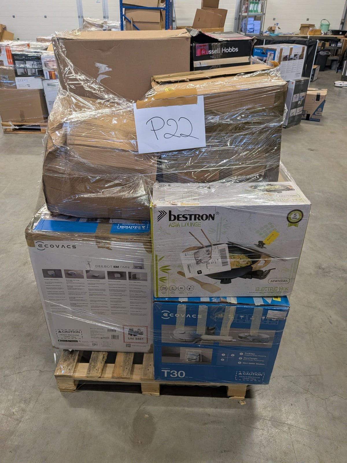 Amazon Retouren MEGA Palette Staubsauger Roboter Hoher Warenwert 7937€ UVP