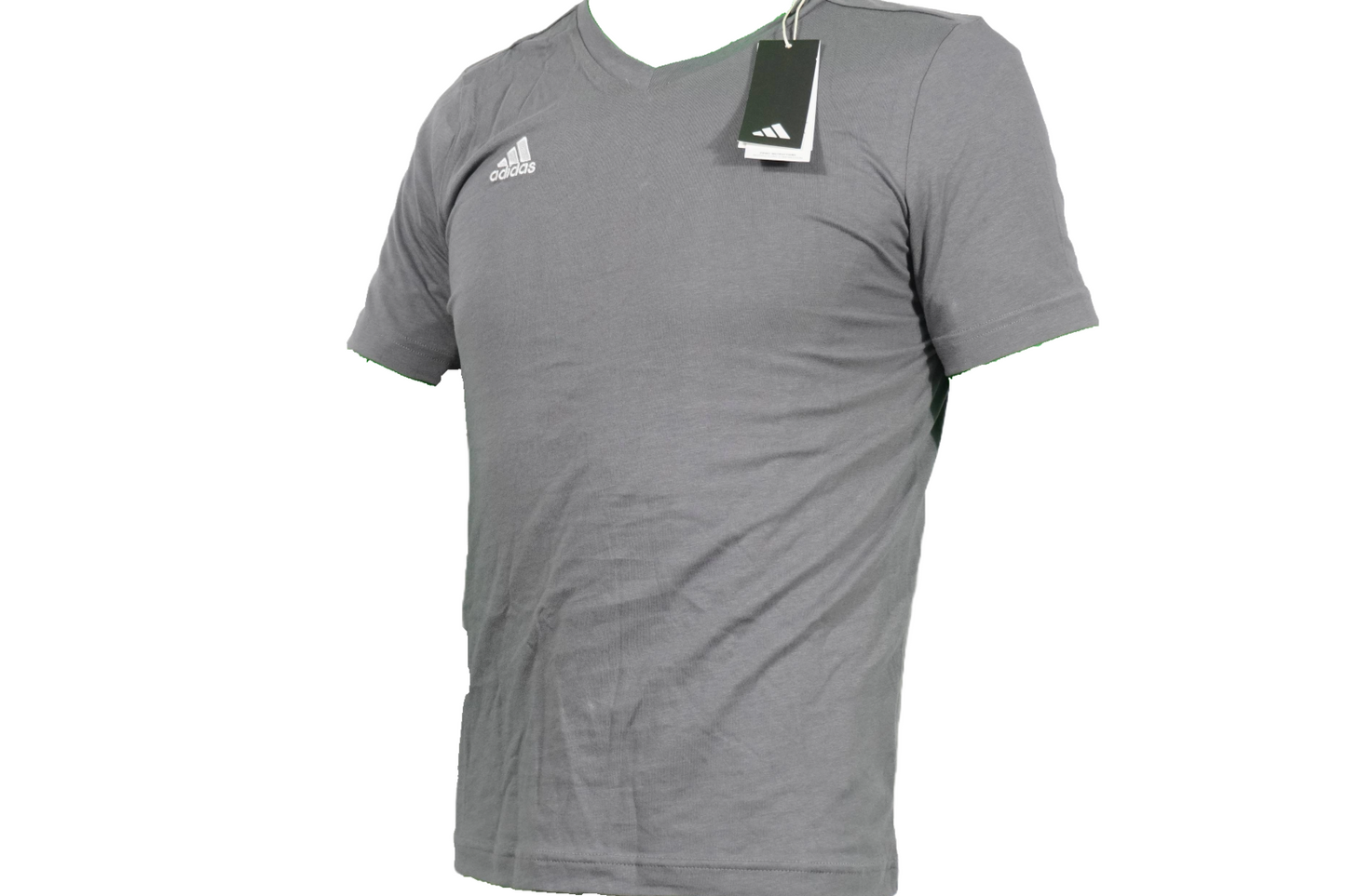 ?? adidas HC0444 ENT22 Tee Y | Unisex T-Shirt | Grau Team Vier | Größe 13/14