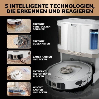 Shark PowerDetect 2-in-1-Saug- & Wischroboter, NeverTouch Pro AV2810ZEEUWH