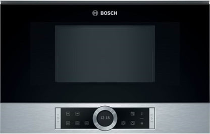 Bosch BFL634GS1 Serie 8 Einbau-Mikrowelle, 38 x 60 cm, 900 W