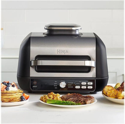 Ninja AG651EU MAX Pro Grill & Heißluft-Fritteuse Grill - Grau/Schwarz