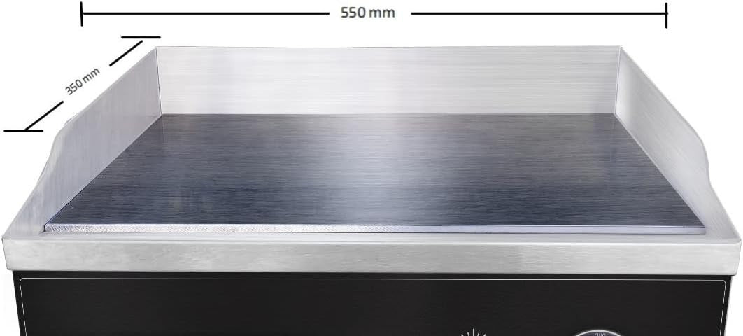 LITTLE BALANCE 8668 Snack Plus Black Edition, elektrische Grillplatte 2900 W
