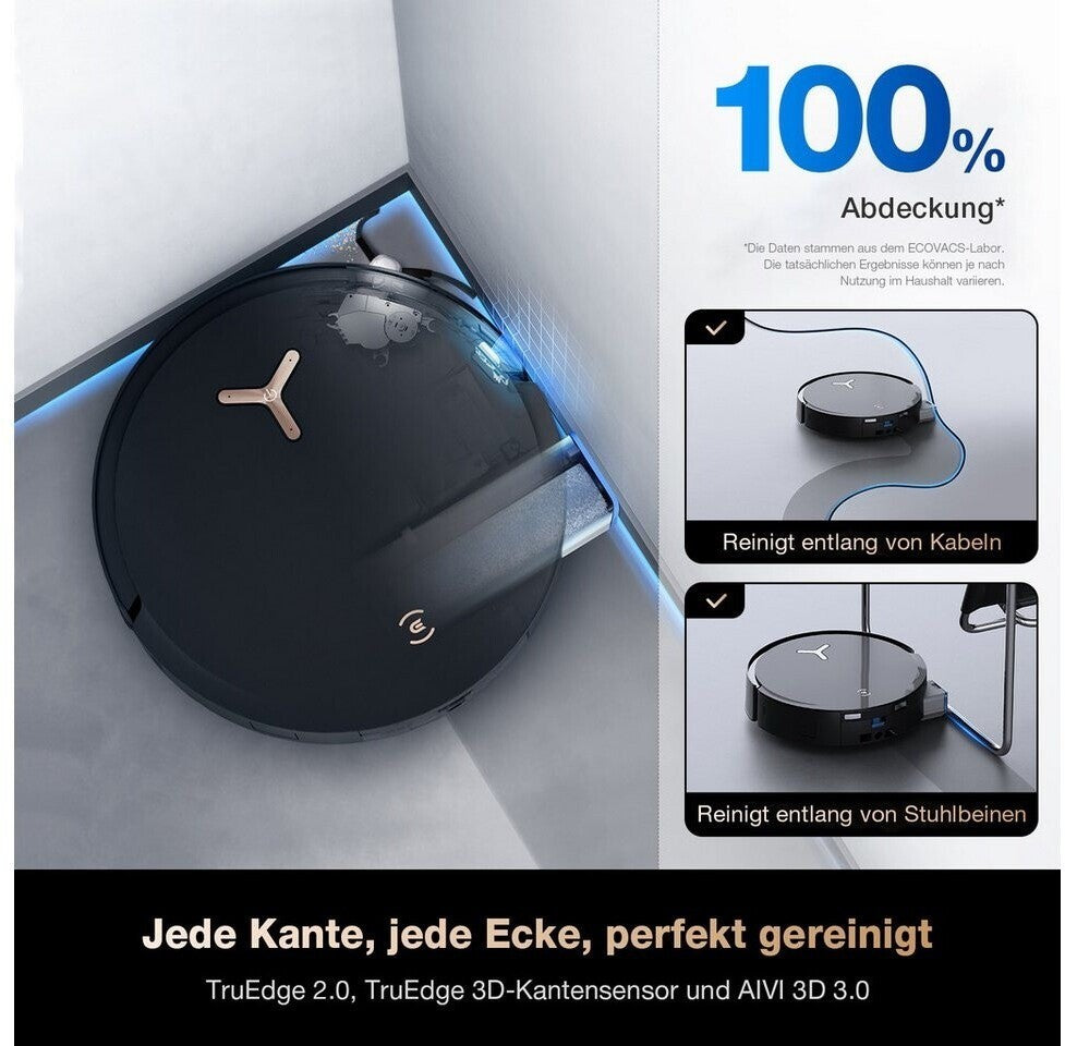 ECOVACS DEEBOT X8 PRO Omni Saugroboter mit Wischfunktion  18.000 Pa, 12-in-1