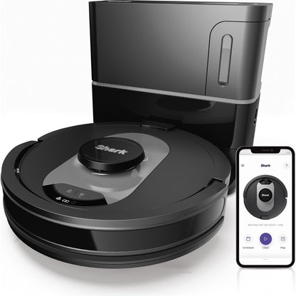 Shark AI360 Self-Empty Saugroboter - Schwarz/Grau (RV2500SEU)