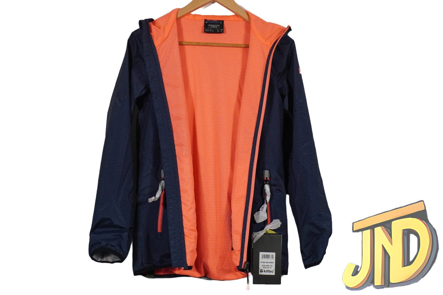 killtec Mädchen Funktions-/Outdoor-Kapuzenjacke KOS 333 GRLS JCKT navyblau 164??