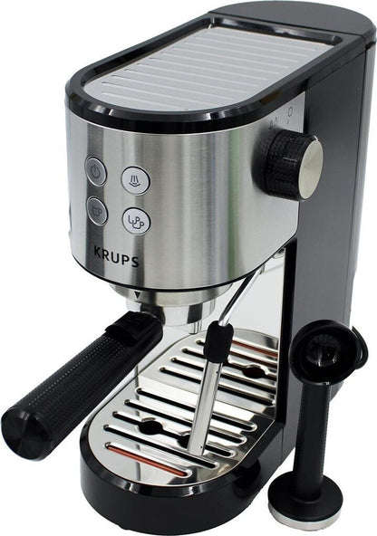 Krups Virtuoso Essential Espresso-Siebträgermaschine 15 bar Edelstahl XP441810