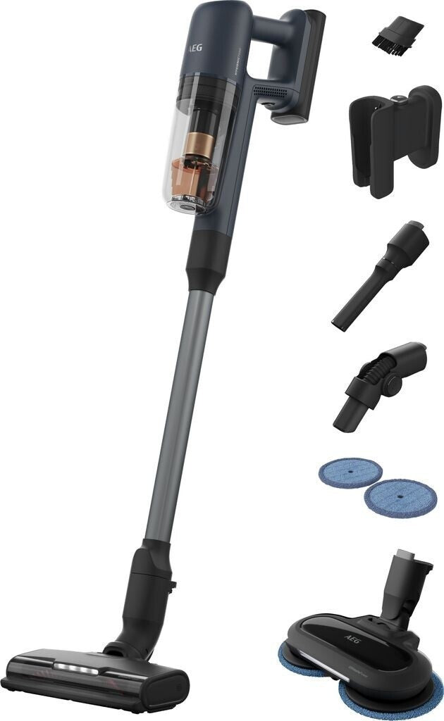 AEG AP 71B14WET Hygienic 7000 Akku-Staubsauger - Denim Blau (900402158)