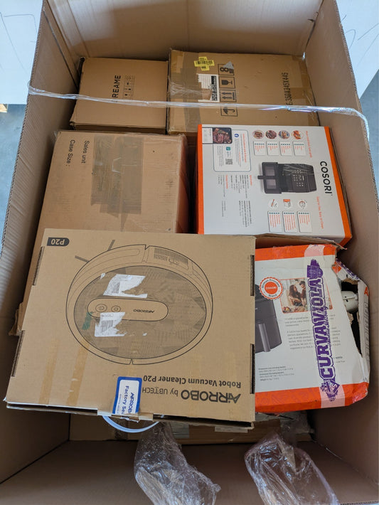 Amazon Retouren Palette Bodenpflege & Küchenkleingeräte UVP 3.400€  Top Marken