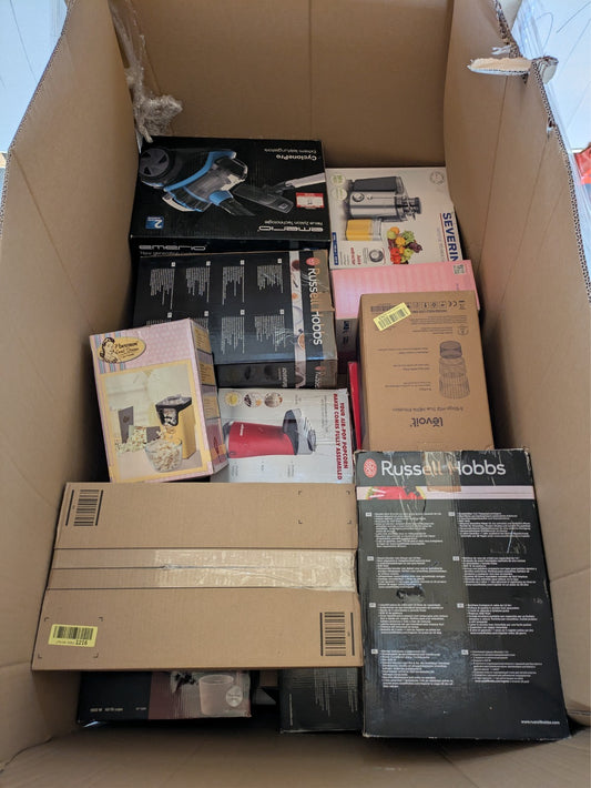 Amazon Retouren Palette Küchenkleingeräte und Haushalt UVP 3.510 € Top Marken