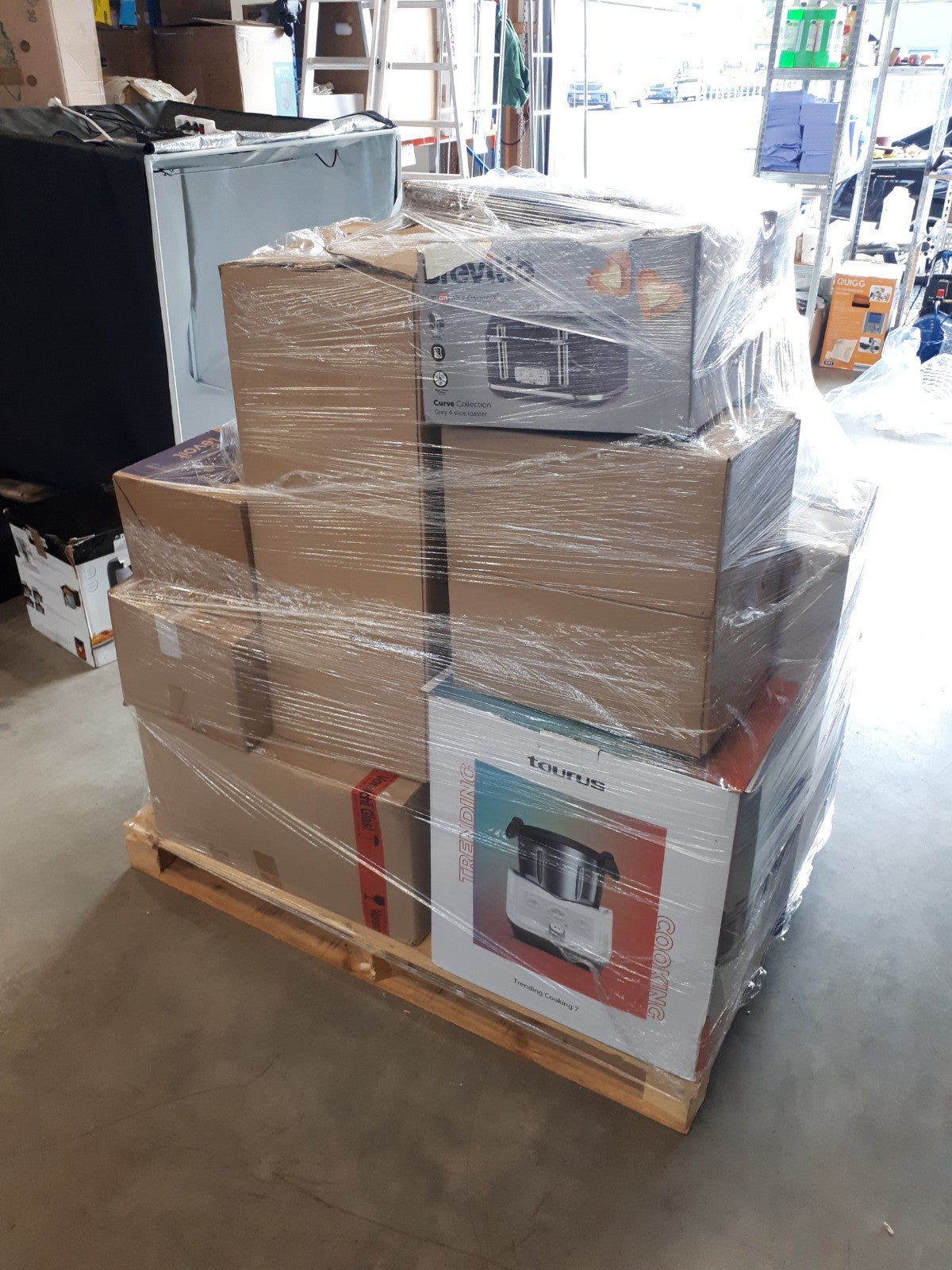 Amazon Retouren Palette Staubsaugerroboter Haushaltsware Küchengeräte Top Marken