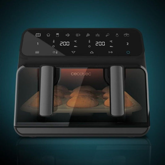 Cecotec Heißluftfritteuse 9L Air Fryer Cecofry Advance 9000 Window 2200W