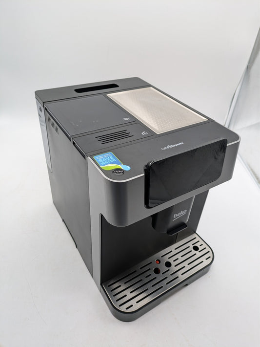 Beko Kaffeevollautomat CEG7304X digital, automatisches Vorschmelzen Schwarz