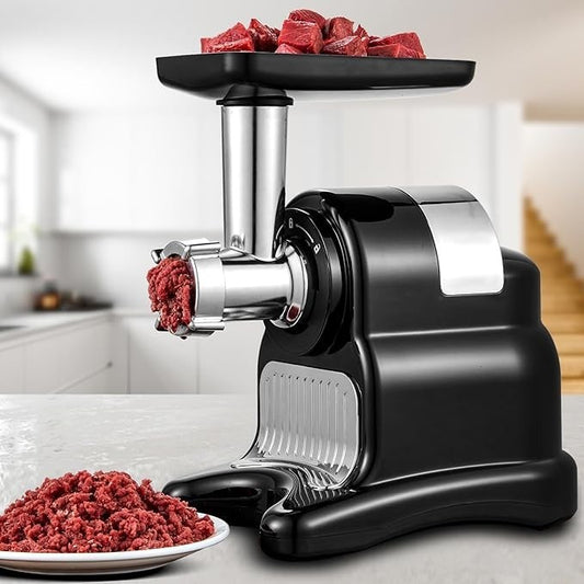 AMZCHEF Slow Juicer - 4 IN 1 Entsafter Fleischwolf - Entsafter Gemüse und Obst