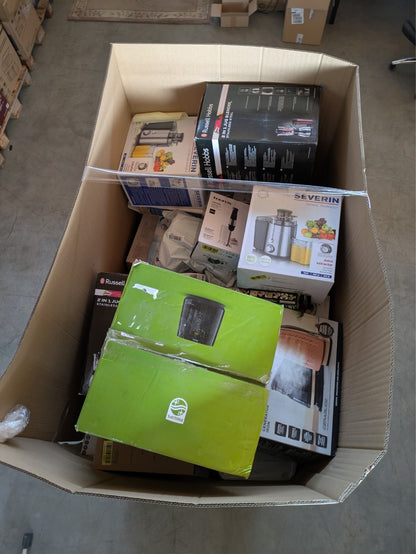 Amazon Retouren Palette  Küchenkleingeräte, Airfryer  UVP 4.100 € Top Marken