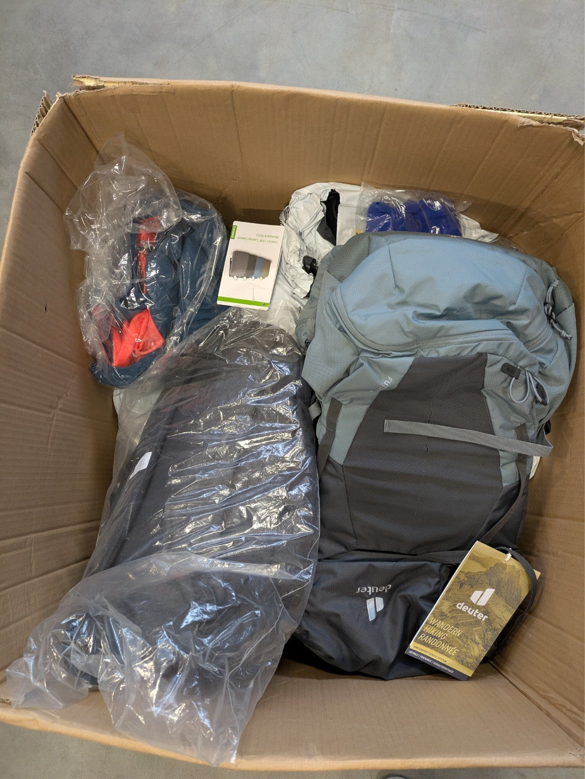 Amazon Retouren geprüft Sportbekleidung und Winterjacken mit Mängeln zum Nähen