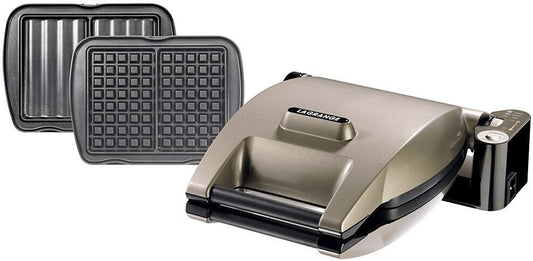 LAGRANGE Premium Waffeleisen 019422 Premium 1200W Taupe