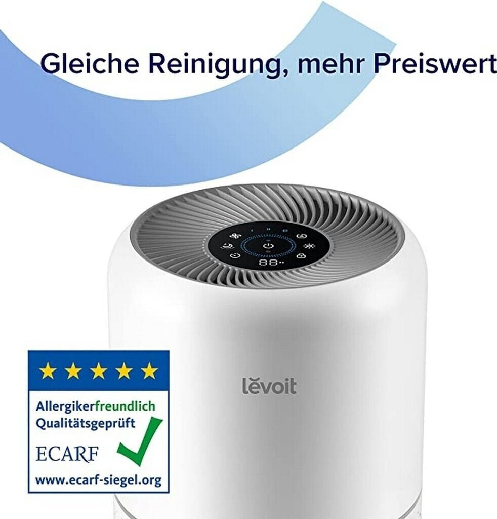 LEVOIT Luftreiniger mit HEPA Luftfilter gegen 99,97 Prozent Schimmel Staub Polle