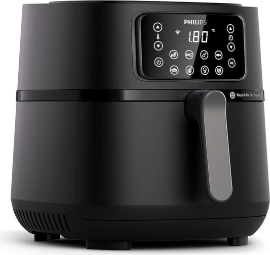 Philips Airfryer 5000 Series Heißluftfritteuse XXL, 7,2L  Rezepte-App HD9285/90