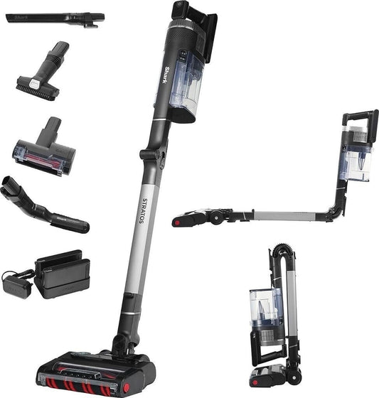 Shark Stratos kabelloser Akku-Staubsauger, mit 2 Akkus und Ladestation IZ420EUT